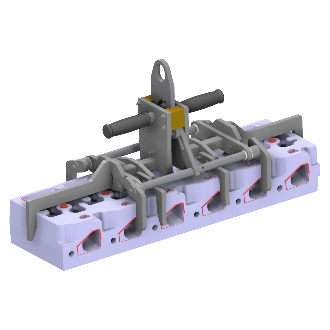 LASTAUFNAHMEMITTEL für Zylinderkopf